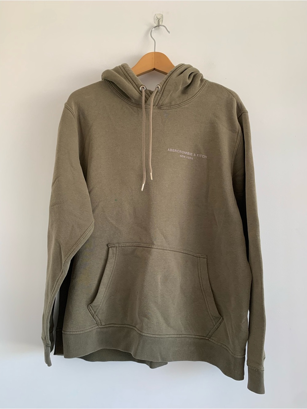Abercrombie & Fitch Olive green hoodie sweatshirt